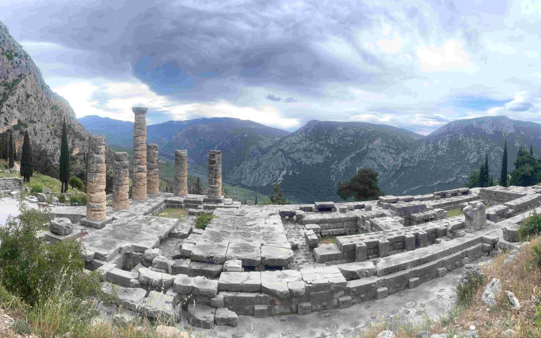 Het orakel van Delphi.